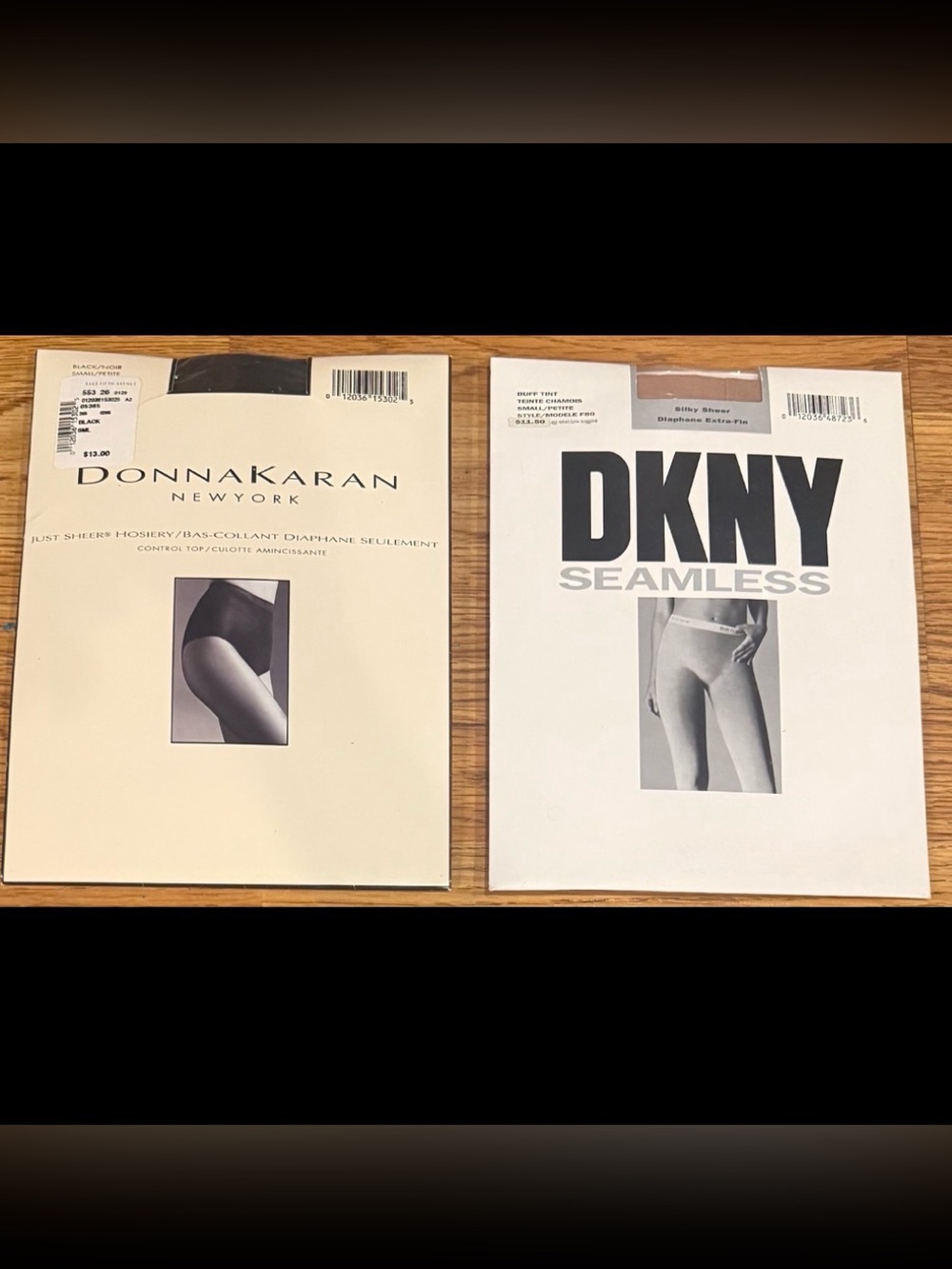 Lot of 10 Donna Karan DKNY Hosiery Pantyhose Nudes Black Small Petite NIP - Picture 4 of 9